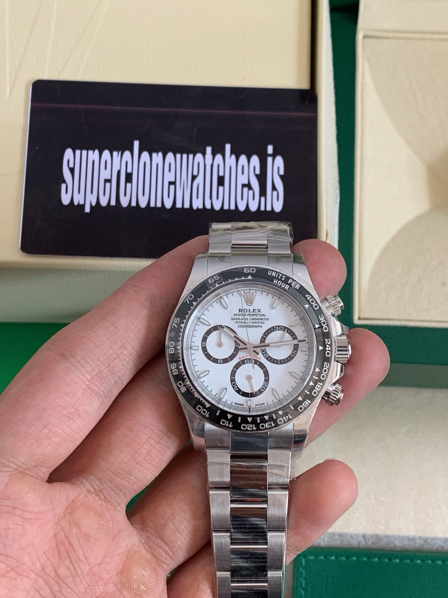 Rolex Daytona Replica Ref.126500 Panda 4131 Movement 904L Stainless Steel 2023 Latest Version