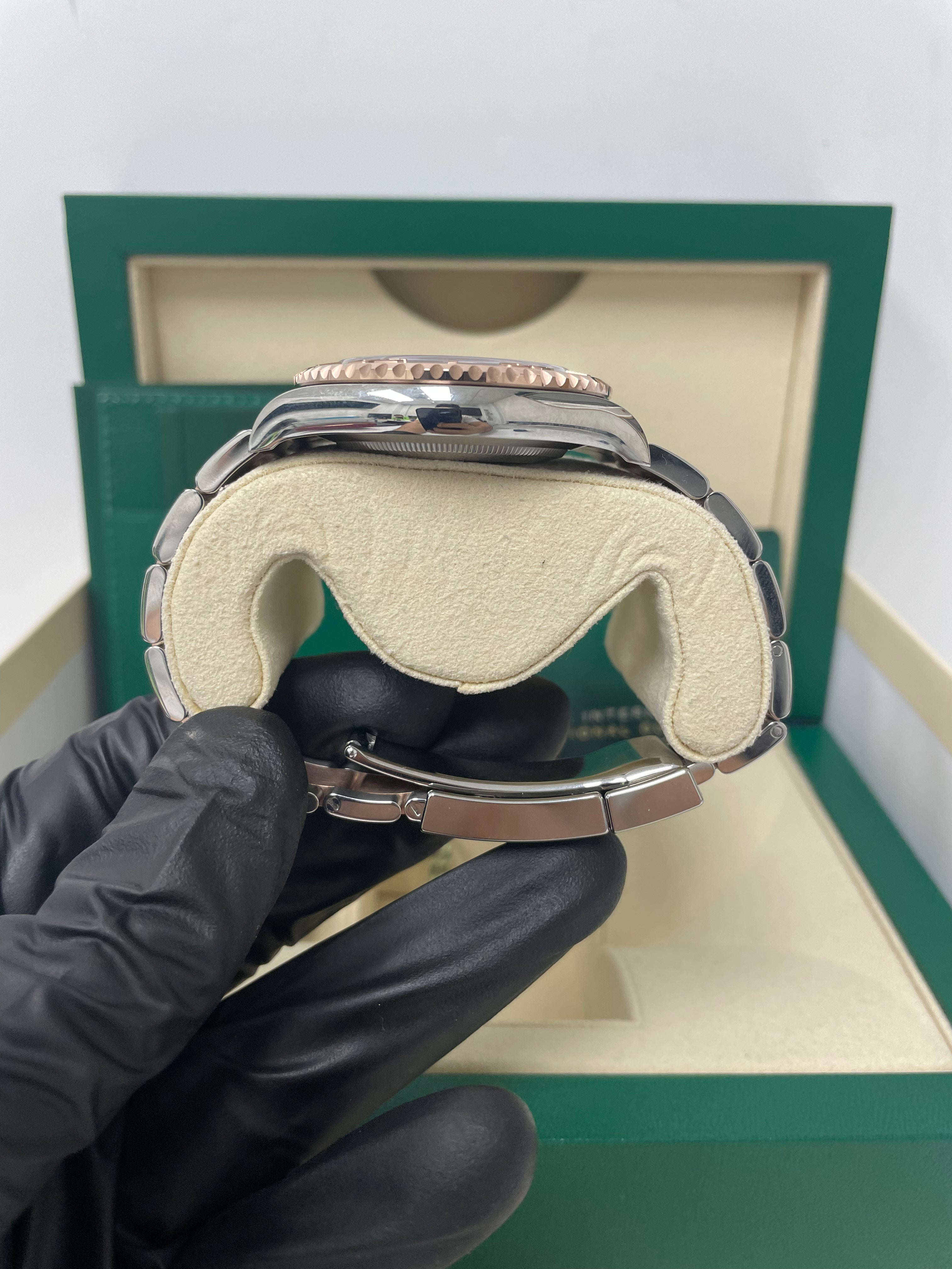 Rolex Steel and Everose Gold Rolesor Yacht-Master 40 Watch Black Dial (Ref #126621)