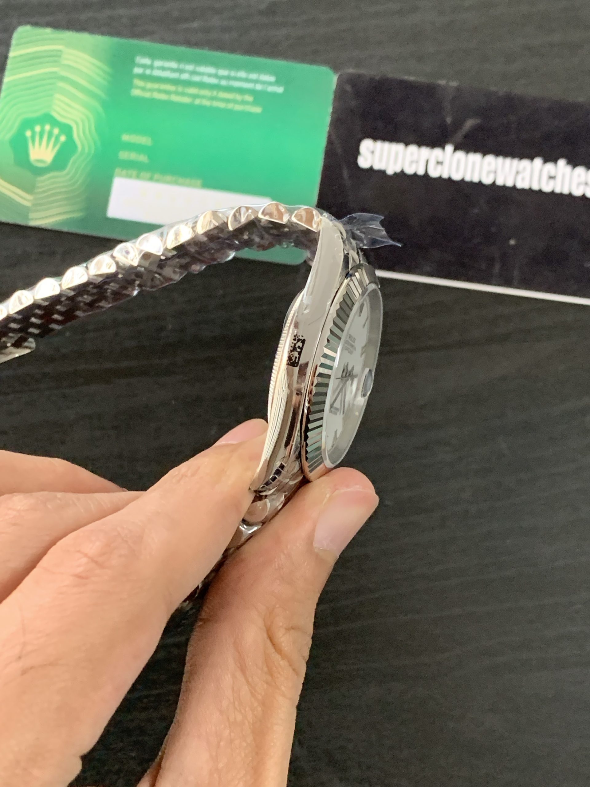 Rolex Datejust 41 White Dial Roman Numerals Mirror Master Copy