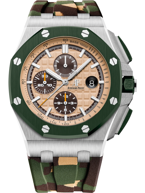 AUDEMARS PIGUET OFFSHORE Beige Camouflage Dial CHRONOGRAPH 44mm 26400SO.OO.A054CA.01