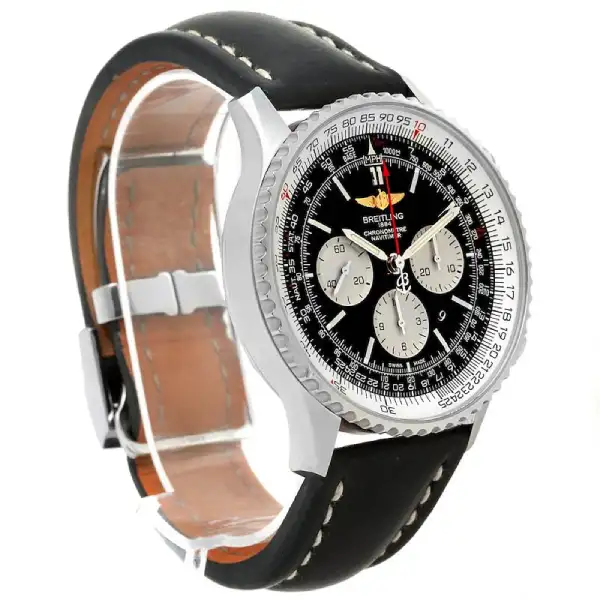 Breitling Navitimer 01 46mm Black Dial Replica AB012012/BB01/743P/A20BA.1