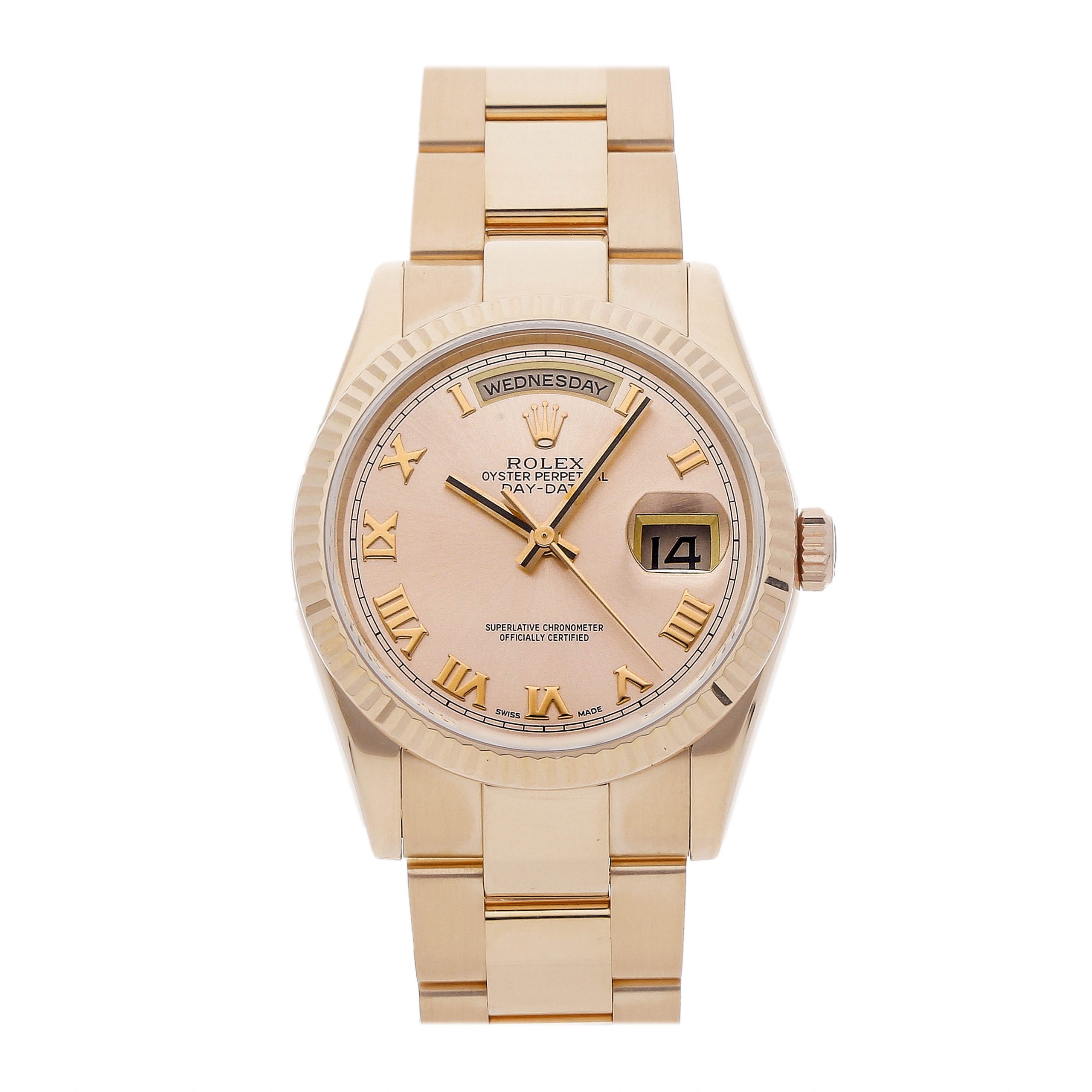 Rolex Super Clone Watch : Day-Date 118235 PNK ROM OYS