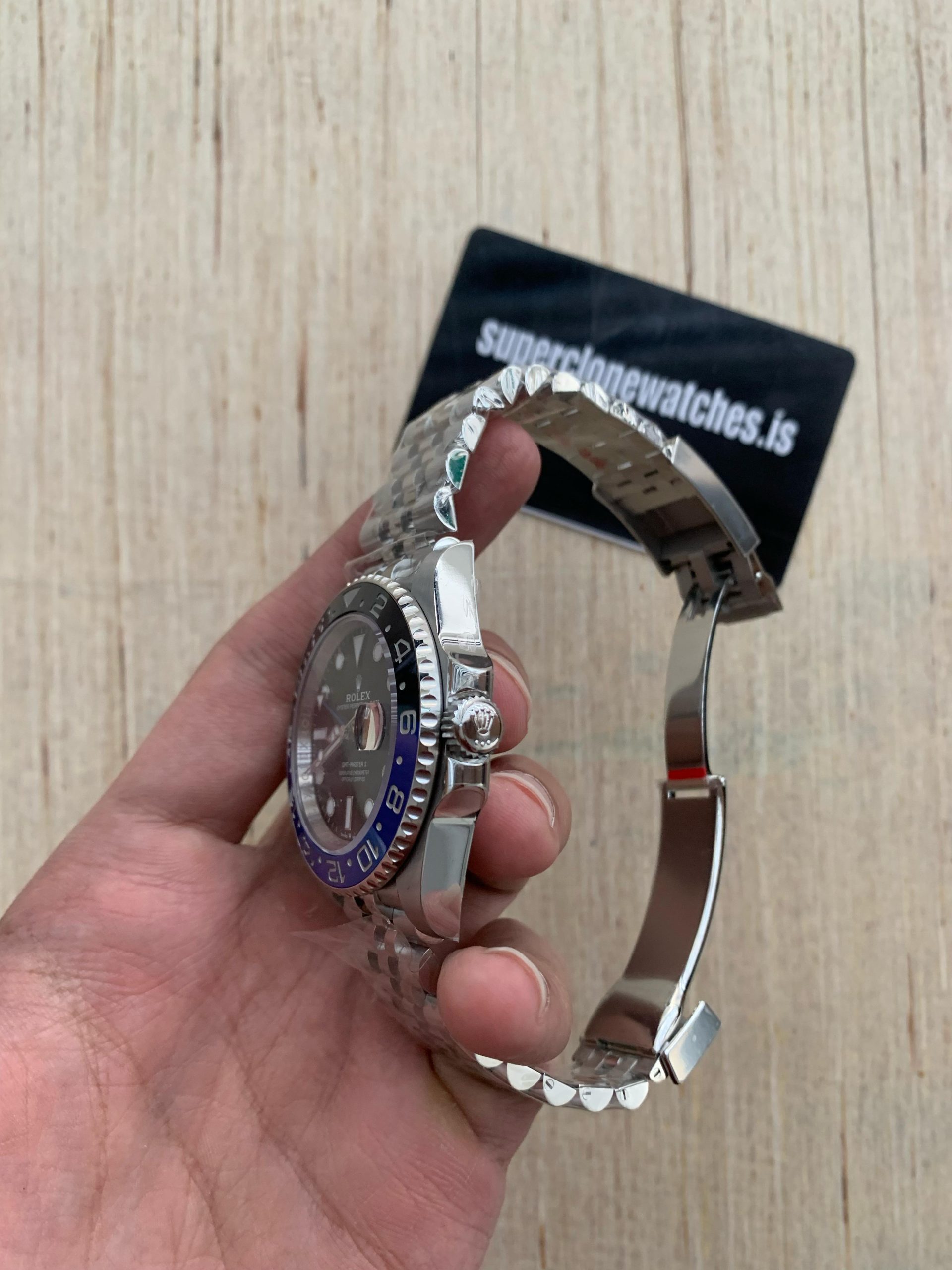 Rolex GMT Master 2 Batman Super Clone Ref126710BLRO Swiss 3285 Movement