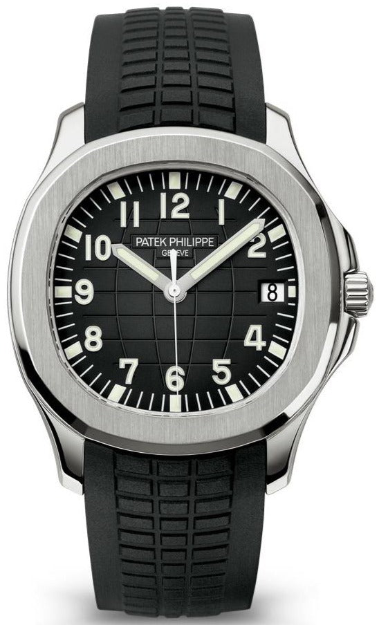 (Top version 1:1)Patek Philippe Aquanaut Stainless Steel/ Black Embossed Dial 40mm (Ref#5167A-001)