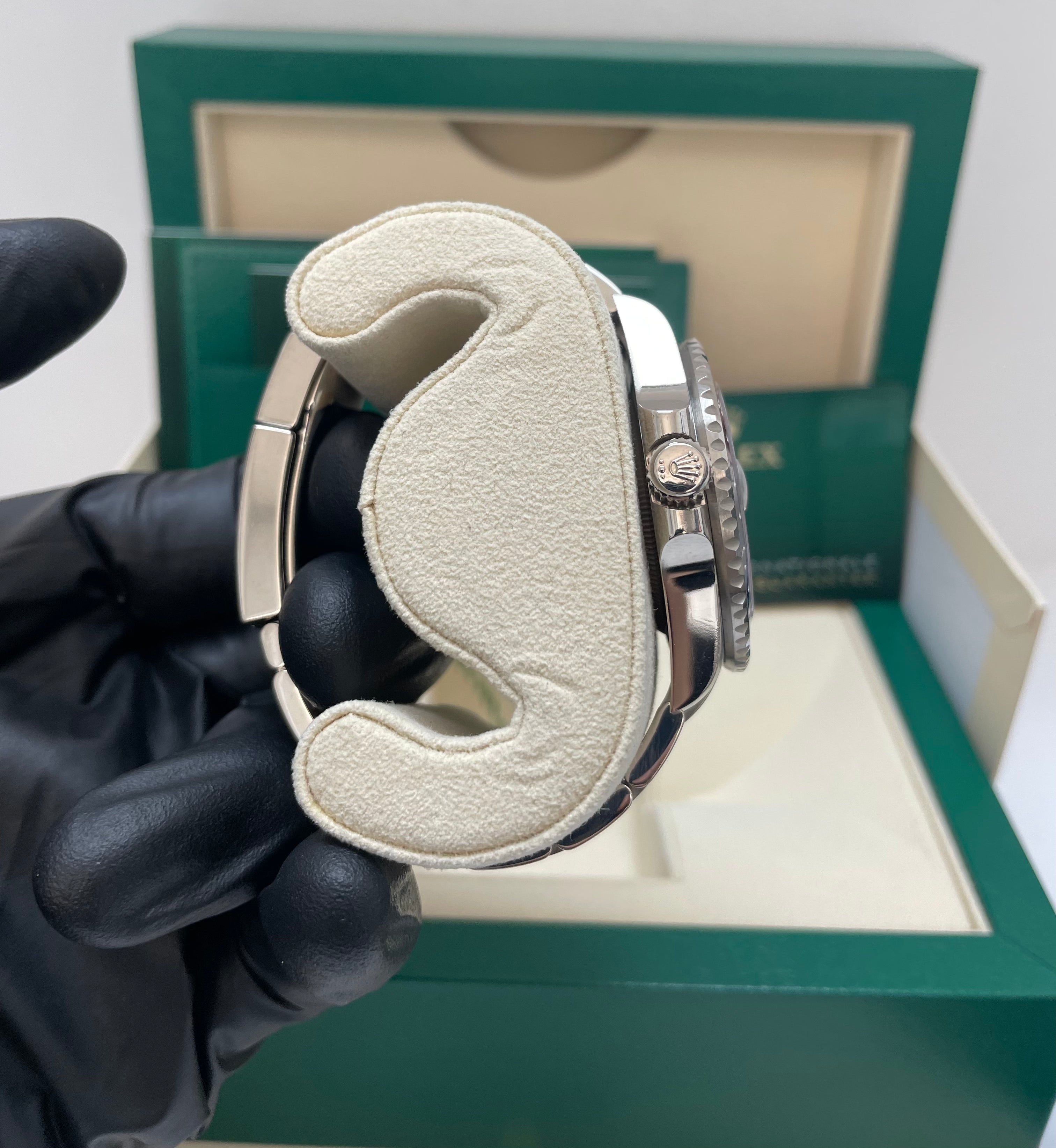 Rolex Steel GMT-Master II 40 Watch - Blue And Red Pepsi Bezel - Black Dial - Oyster Bracelet (Ref# 126710BLRO)