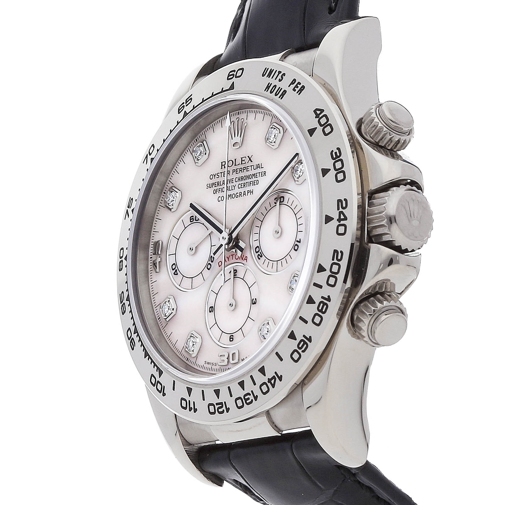 Rolex Super Clone Watch : Daytona Cosmograph 16519 PNK DIA DB