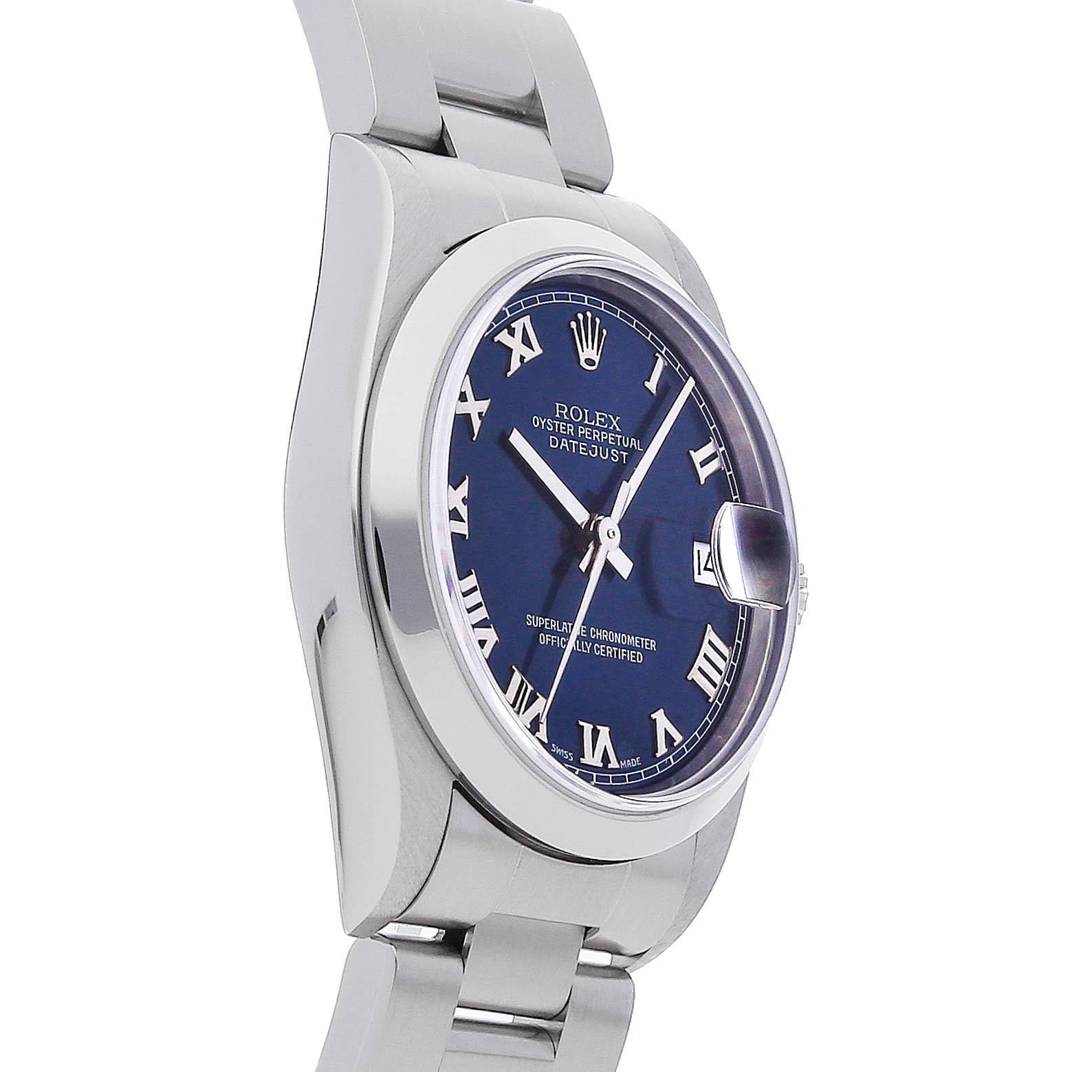 Rolex Super Clone Watch : Datejust 68240 BLU ROM OYS