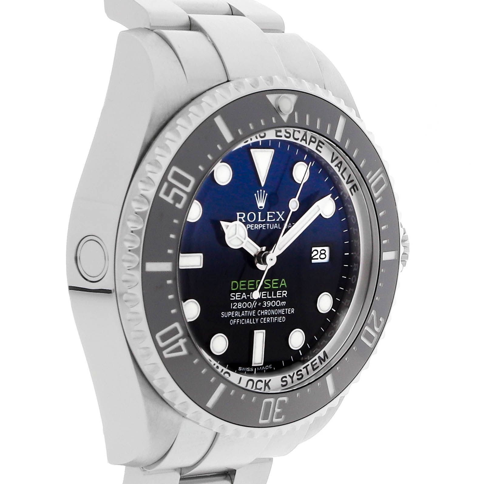 Rolex Super Clone Watch : Sea-Dweller Deepsea “Deep Blue” 116660-0003