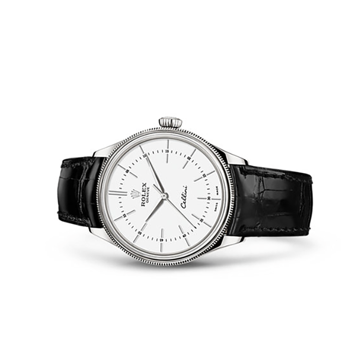 Rolex Cellini Time 39 mm 18 ct white gold polished finish m50509-0016