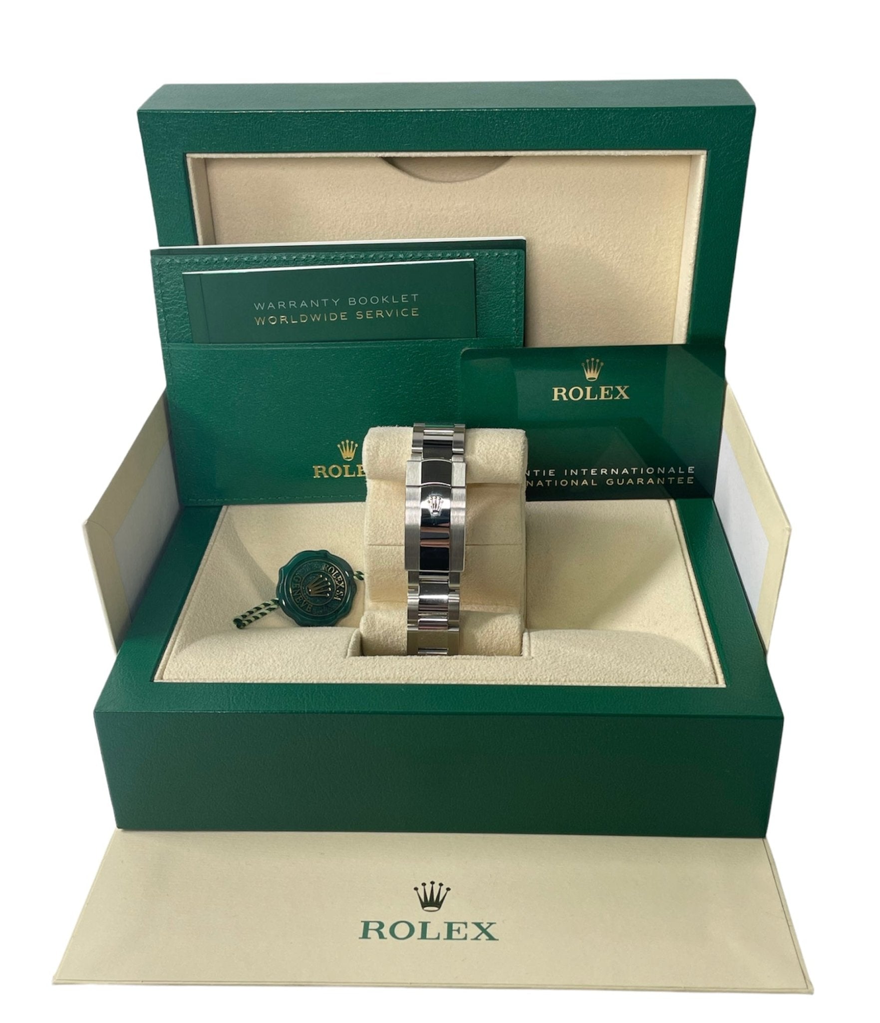 Rolex Datejust 41 Stainless Steel & White Gold - Black Index Dial - Smooth Bezel (Ref# 126300)