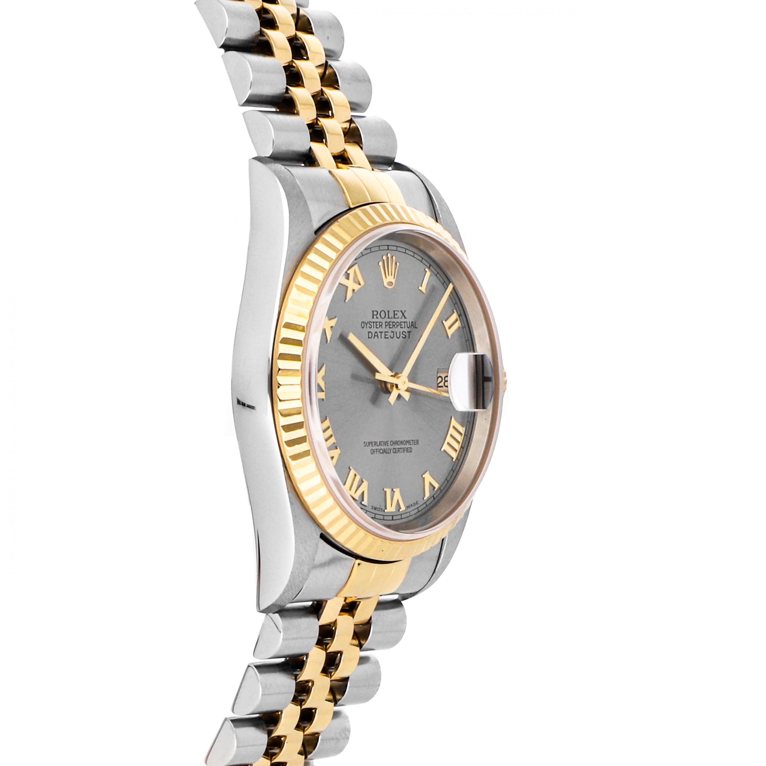 Rolex Super Clone Watch : Datejust 16233 GREY ROM JUB