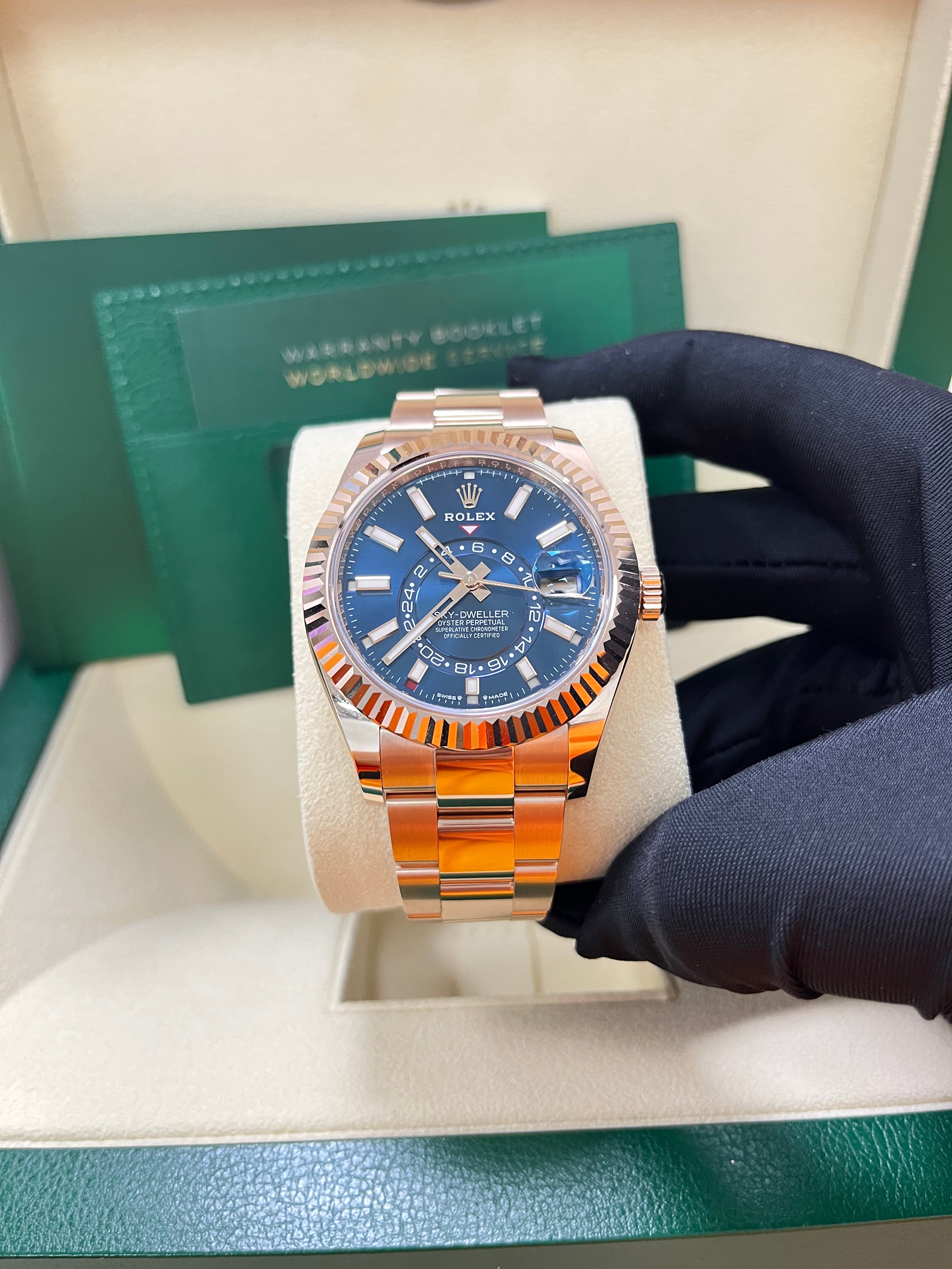 Rolex Sky-Dweller Blue Dial 336935 Rolex Oyster Bracelet New 2023 336935