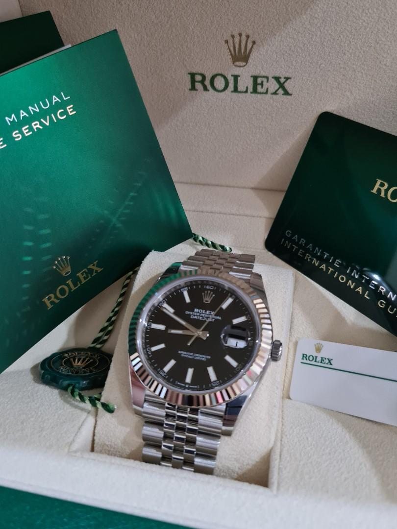 Rolex Datejust 41 Blue m126334-0017 Jubilee 18k White Gold