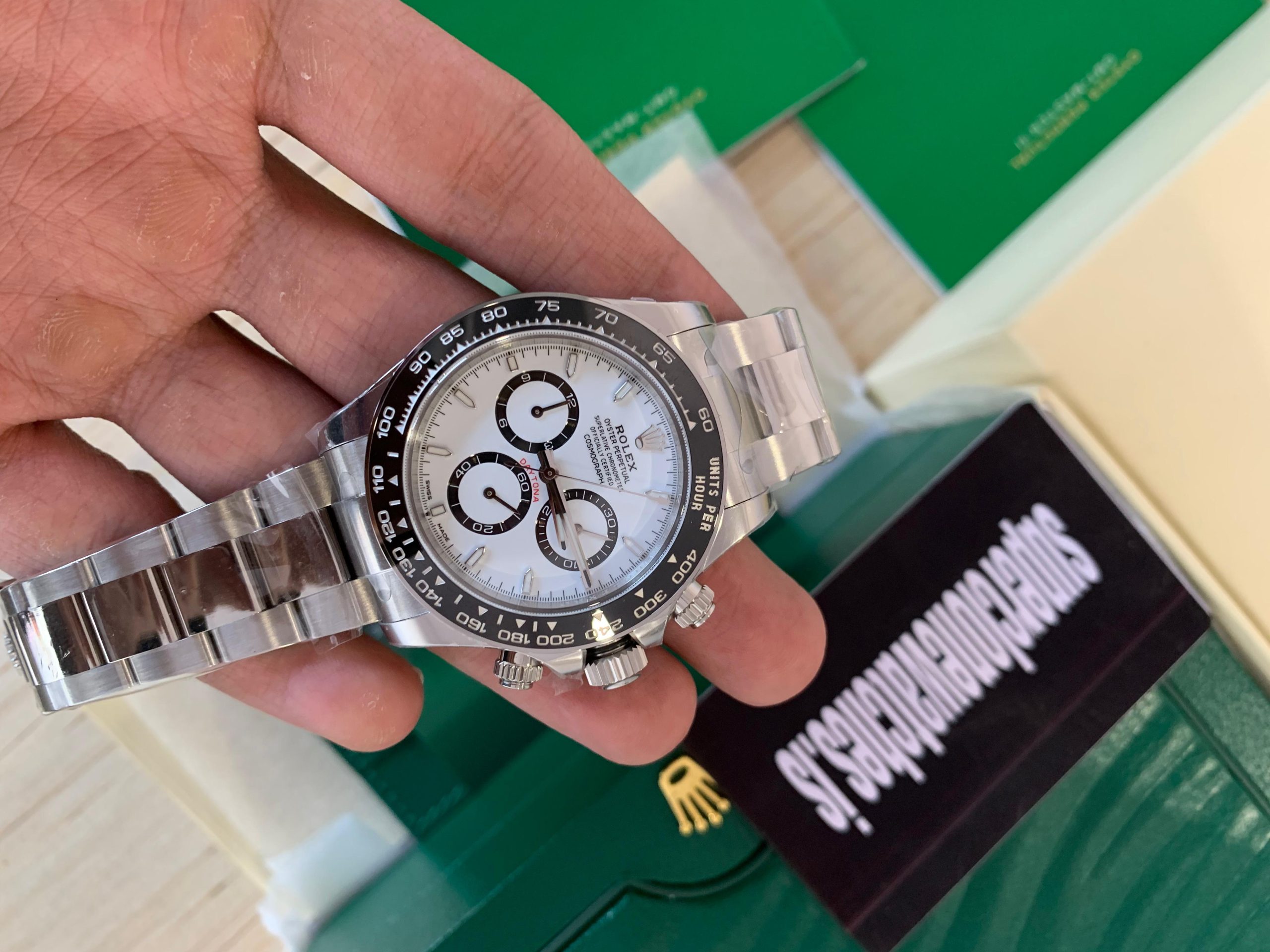 Rolex Daytona Replica Ref.126500 Panda 4131 Movement 904L Stainless Steel 2023 Latest Version