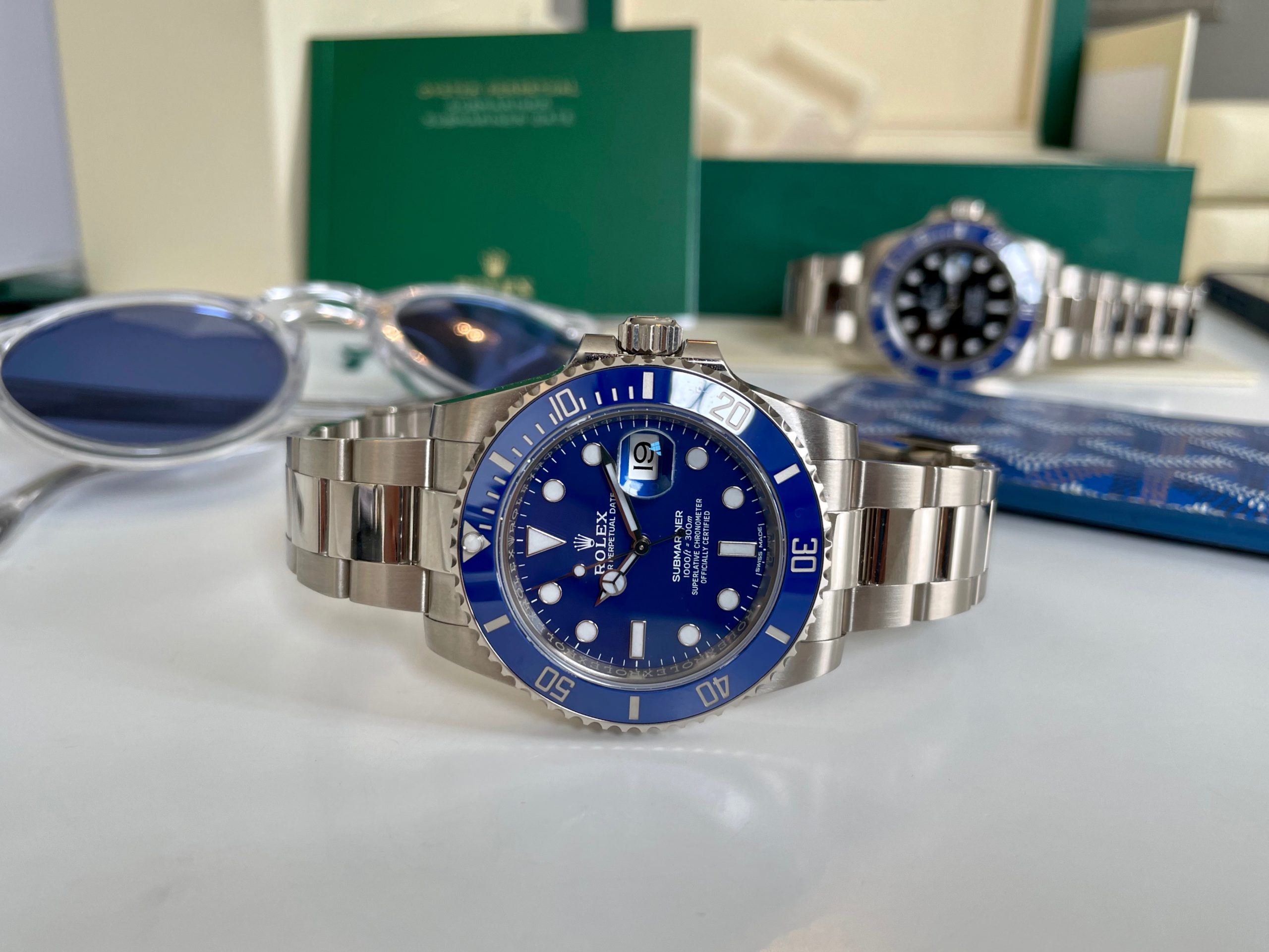 Rolex Submariner 116619LN-97209 Blue dial watch