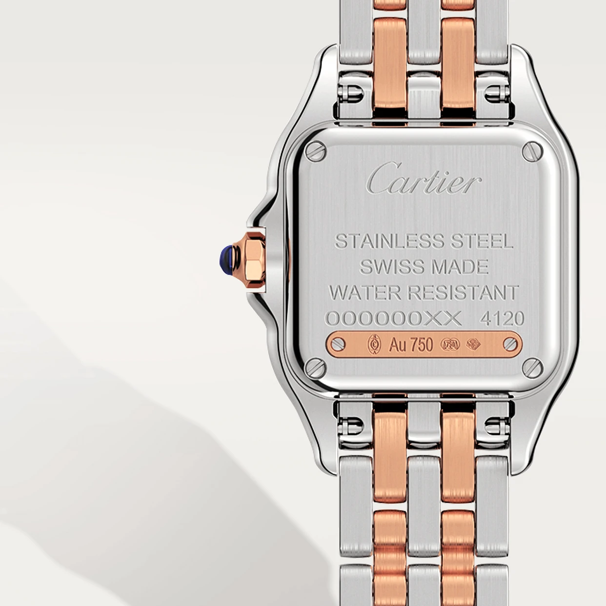 CARTIER PANTHÈRE Rose Gold Mix Diamond 30mm Small Model W3PN0006