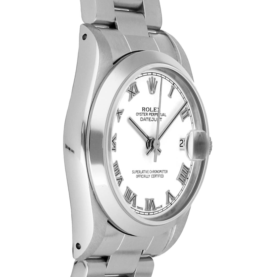 Rolex Super Clone Watch : Datejust 68240 WHT ROM OYS