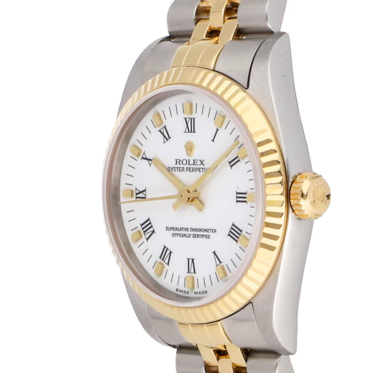 Rolex Super Clone Watch : Oyster Perpetual 77513 WHT ROM JUB