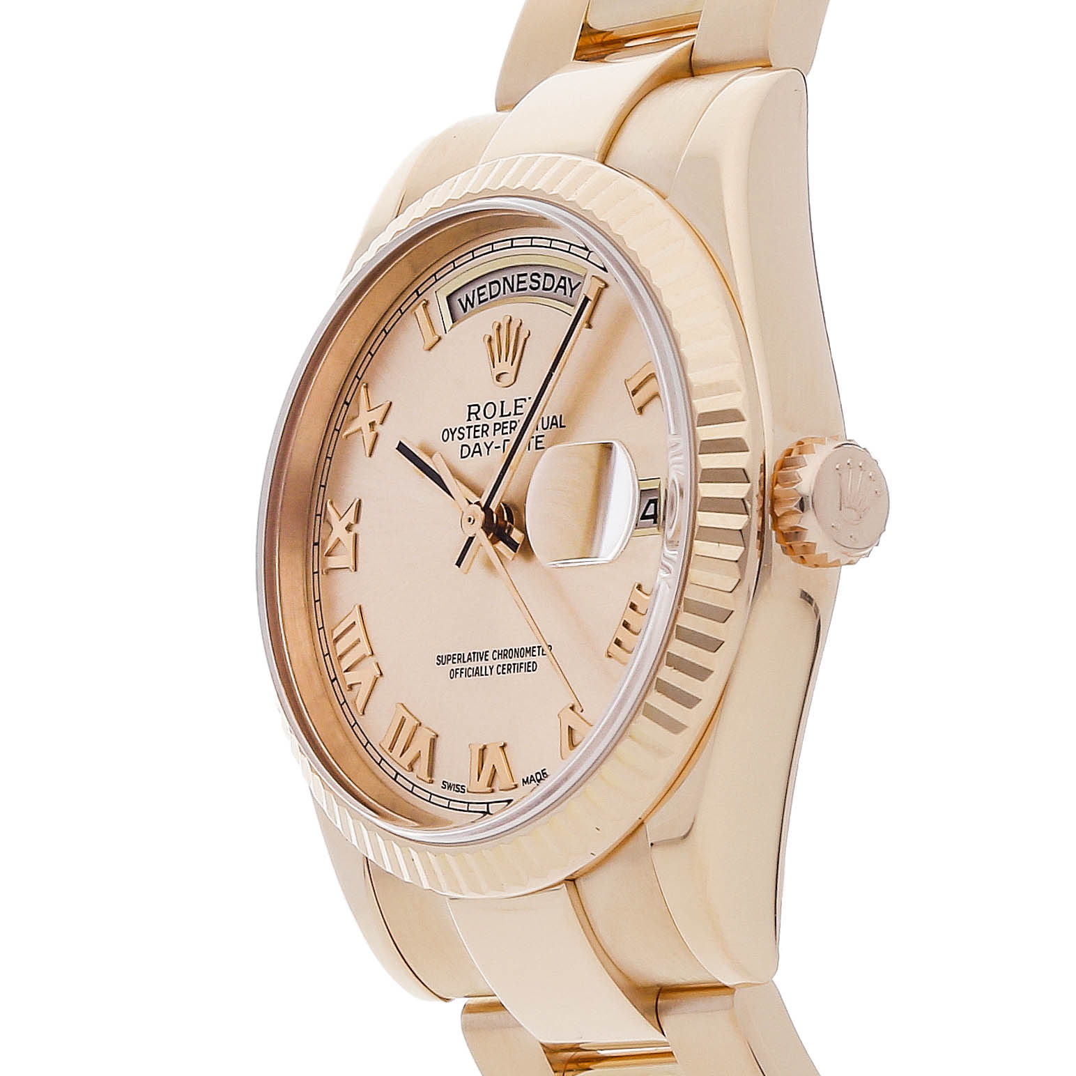 Rolex Super Clone Watch : Day-Date 118235 PNK ROM OYS