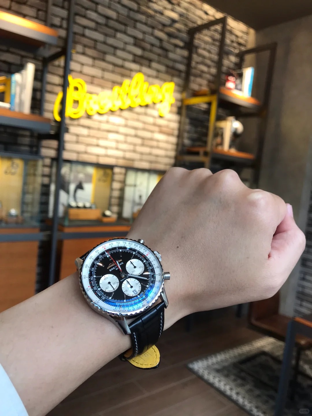 Breitling Navitimer 01 46mm Black Dial Replica AB012012/BB01/743P/A20BA.1