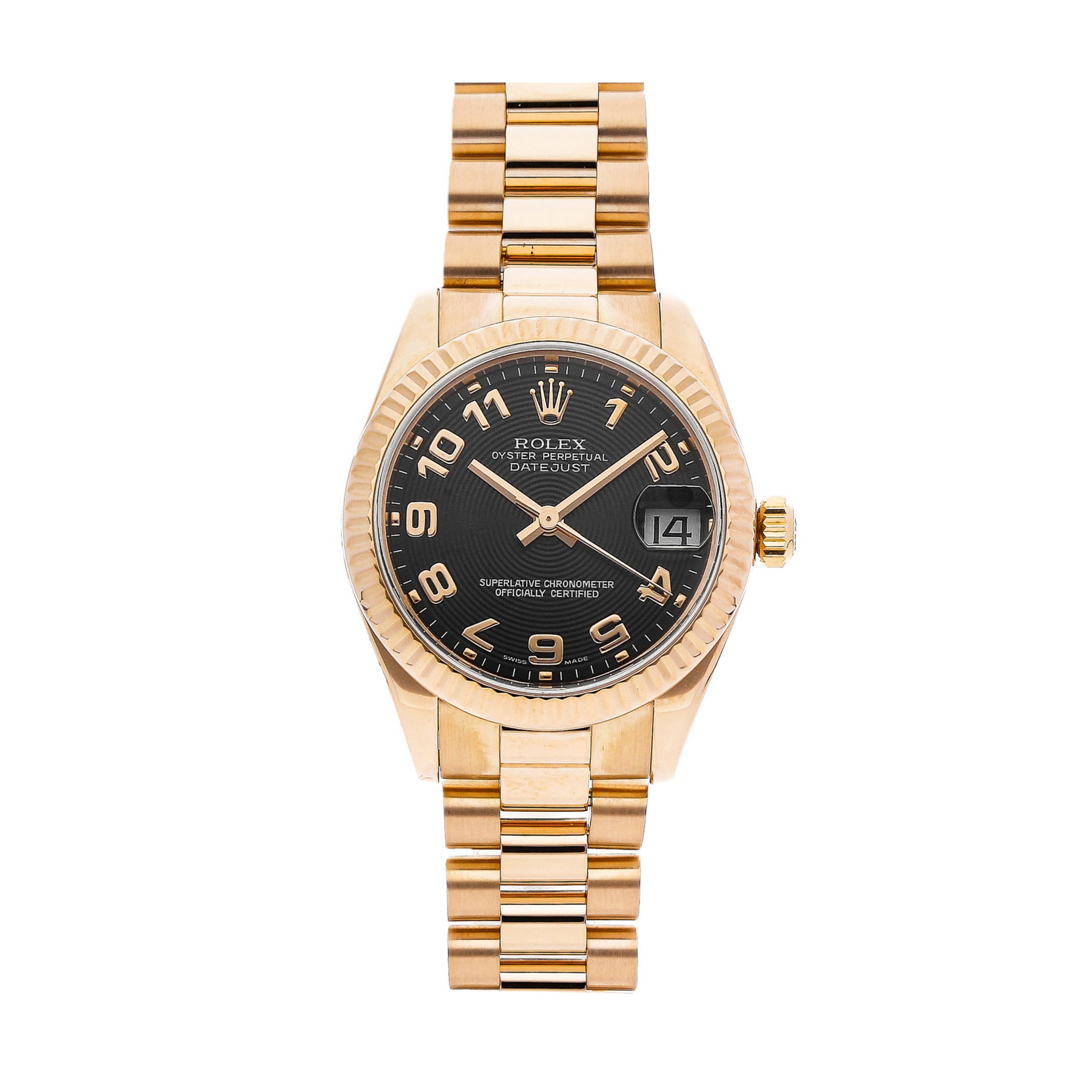 Rolex Super Clone Watch : Datejust 178275 BLK CON AR PRS