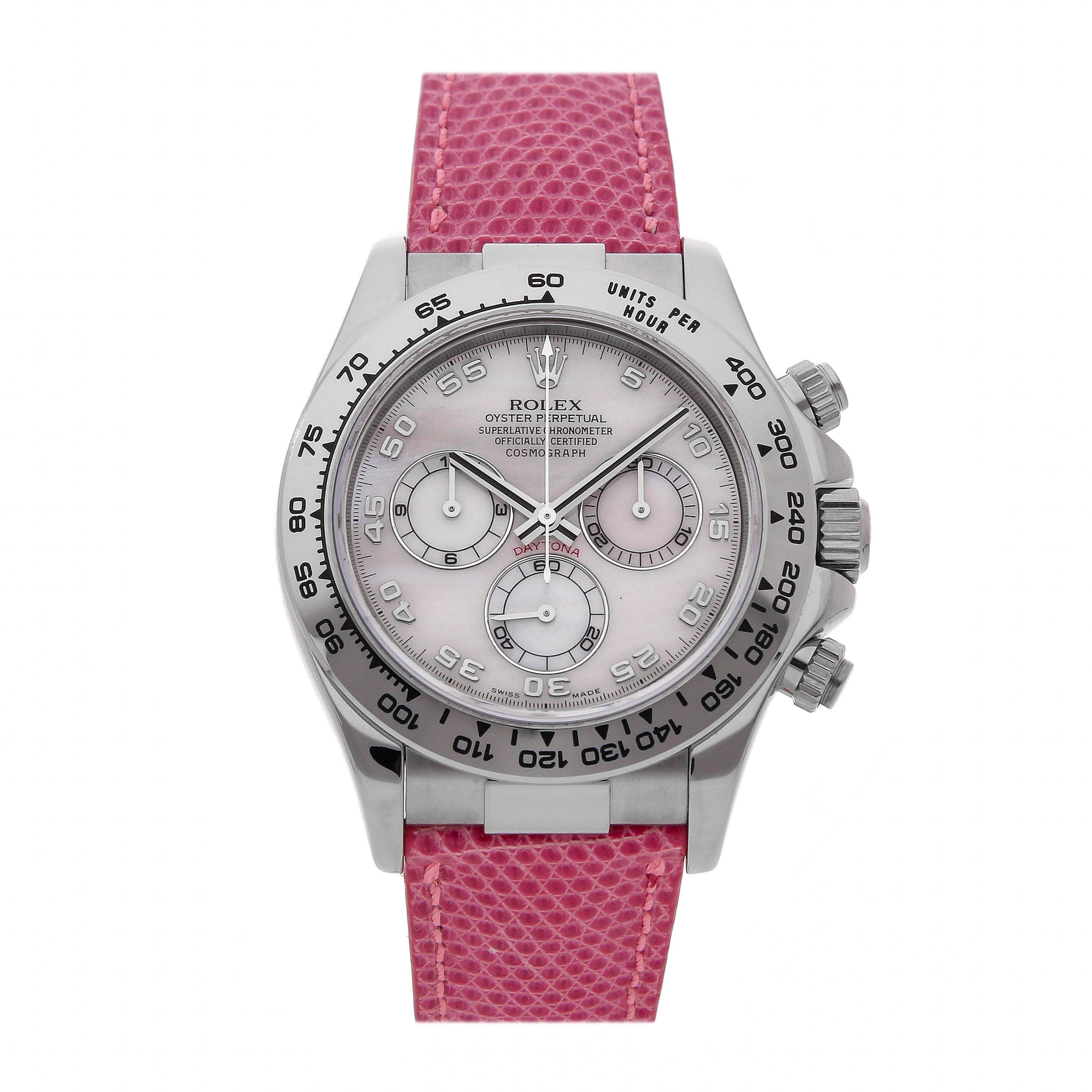Rolex Super Clone Watch : Daytona Cosmograph 116519 PNK MOP AR DB