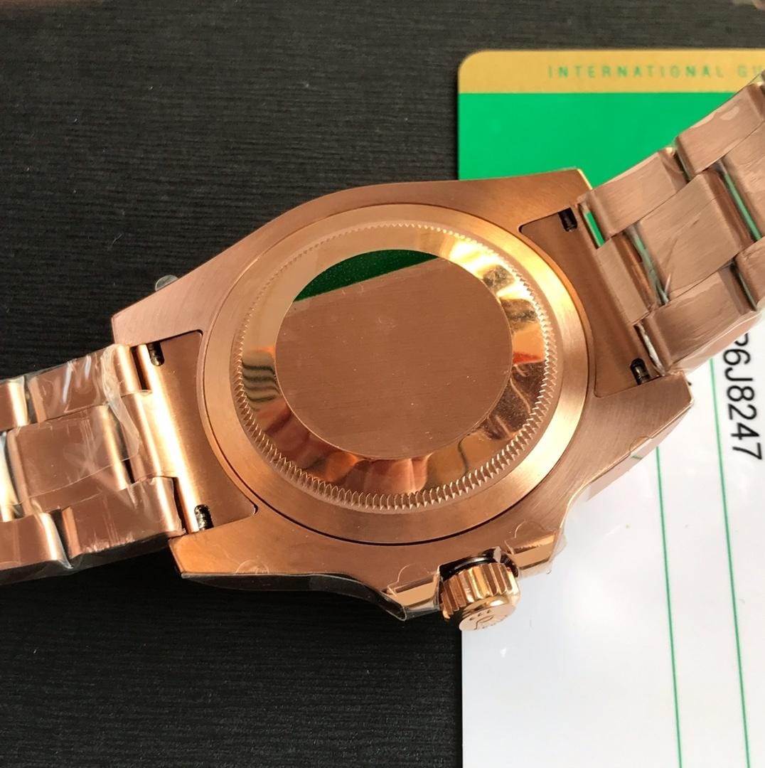 Rolex GMT Master II Rootbeer Rose Gold Swiss 3285 Movement Clone