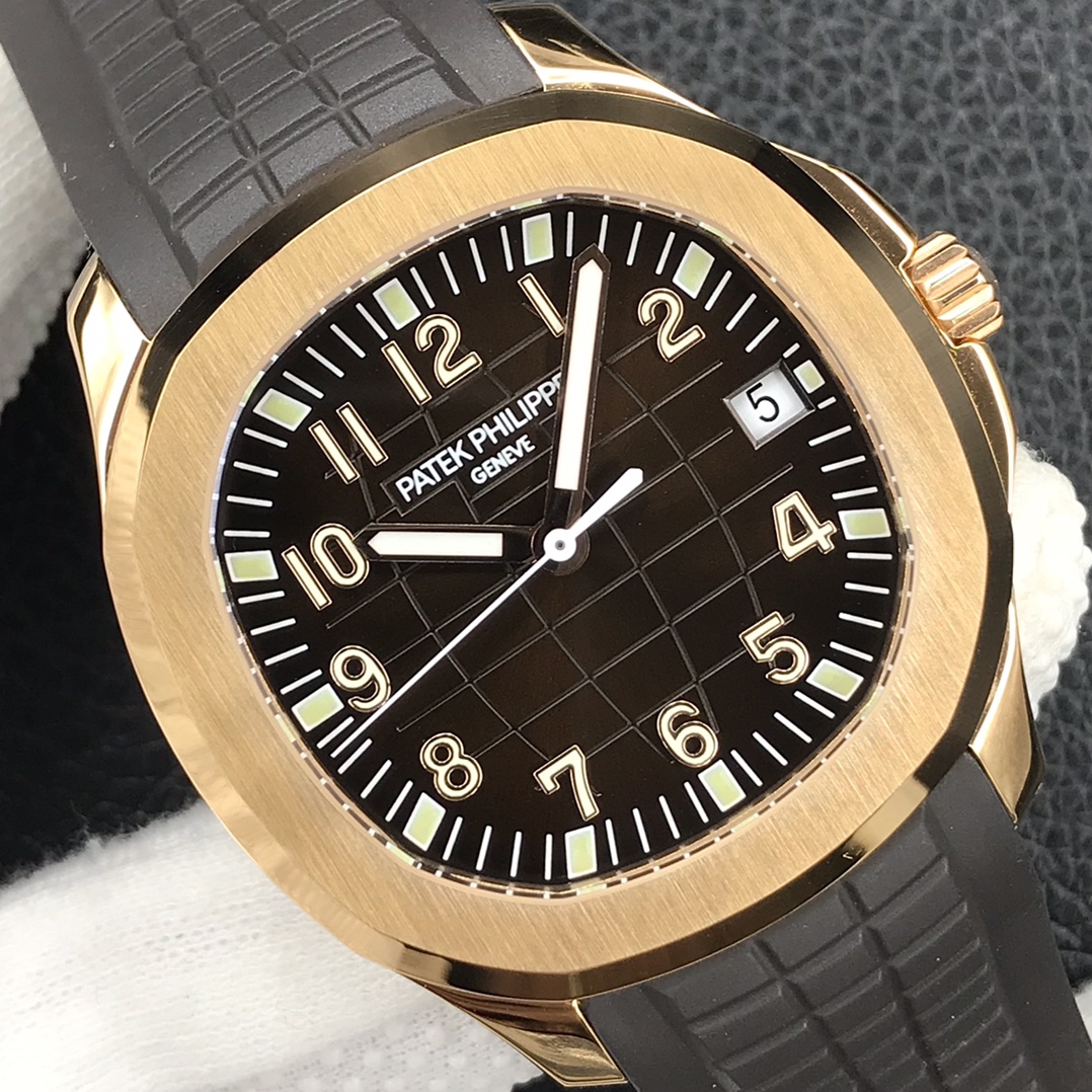(Top version 1:1)Patek Philippe Aquanaut Rose Gold - Brown Dial 40mm (Ref# 5167R-001)