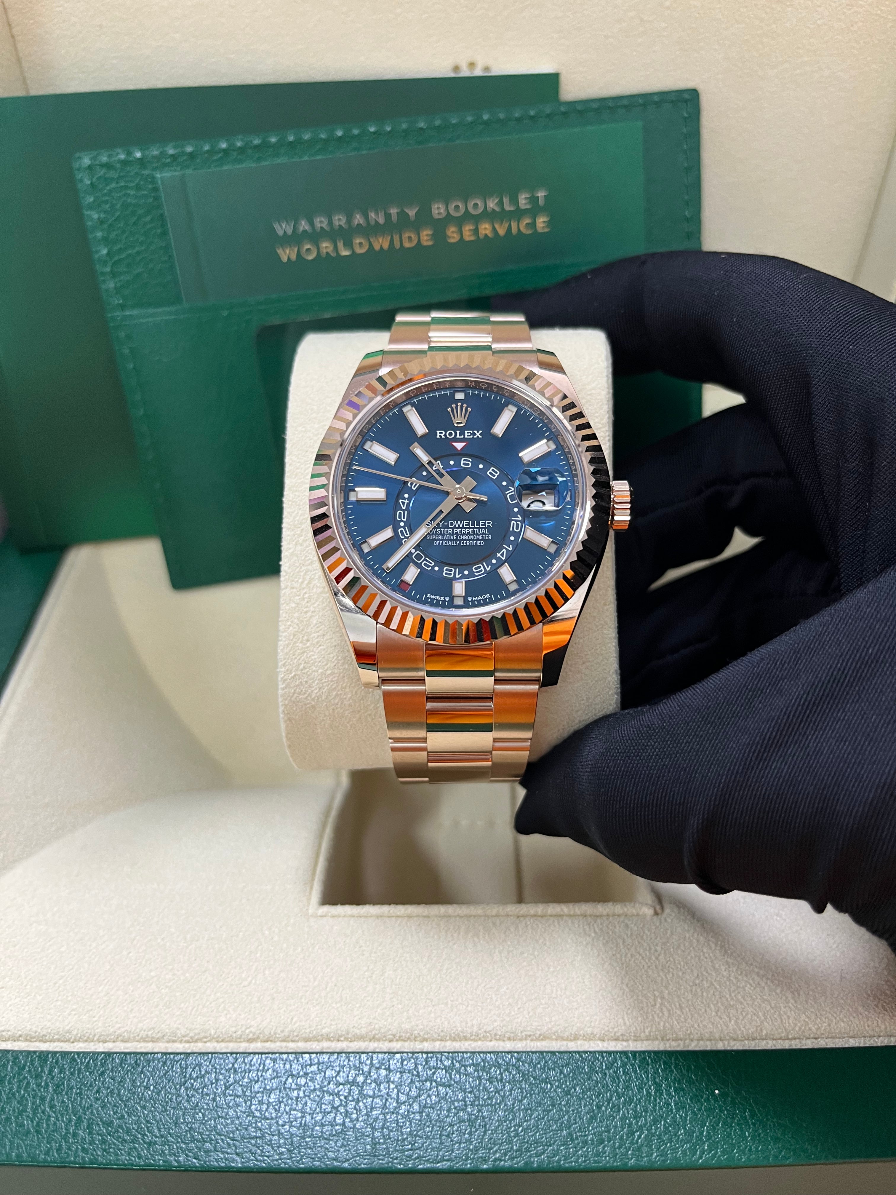 Rolex Sky-Dweller Blue Dial 336935 Rolex Oyster Bracelet New 2023 336935
