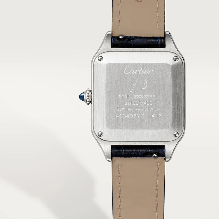 CARTIER SANTOS-DUMONT Blue Strap Small Model 38 mm WSSA0023