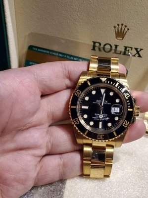 Rolex Submariner 116618LN-97208 black dial watch