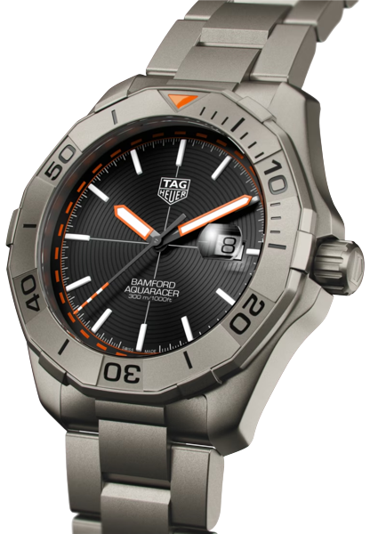 LIMITED EDITION TAG HEUER AQUARACER BAMFORD Automatic Watch, 43 mm, Titanium WAY208F.BF0638