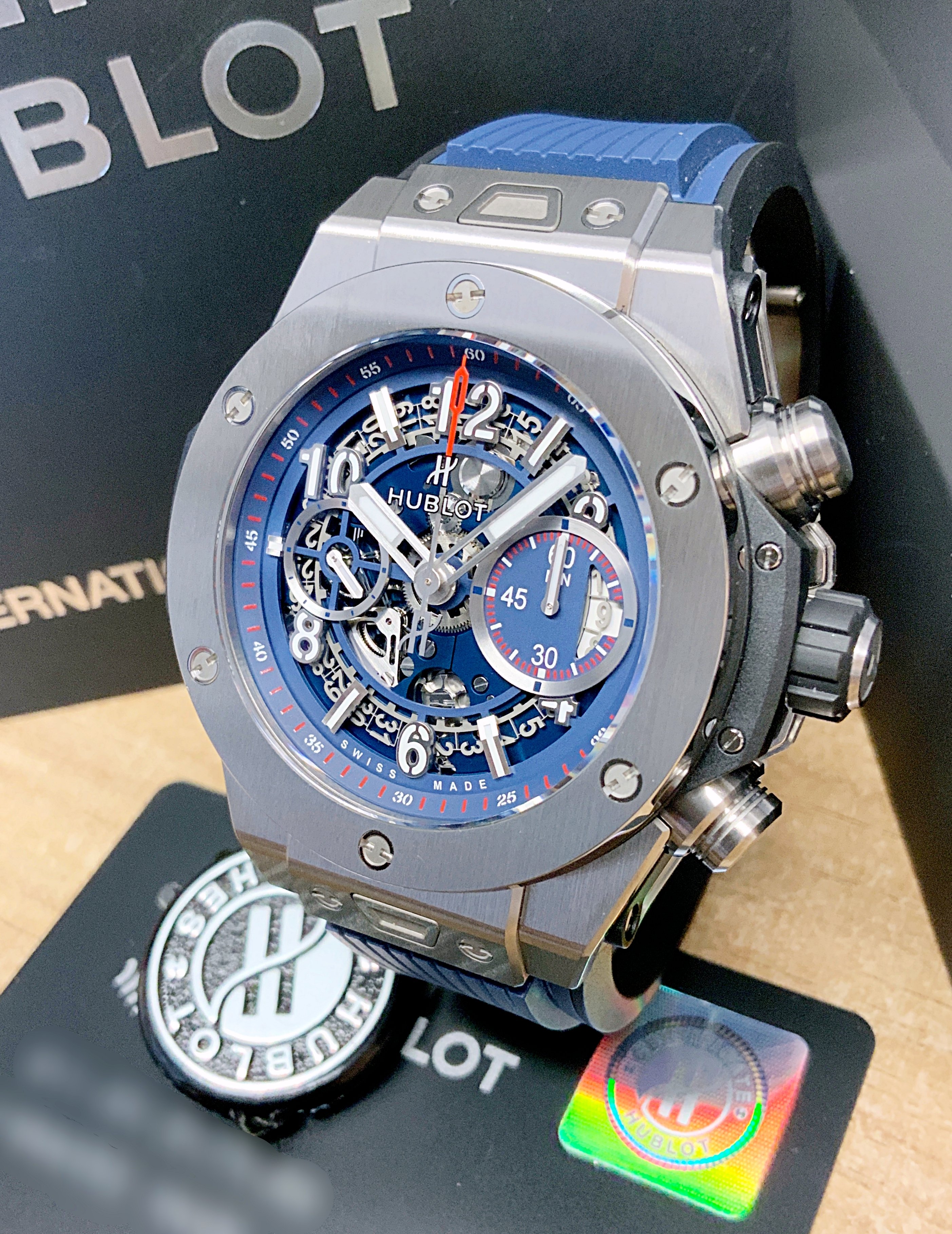 Hublot Transparent Blue Replica