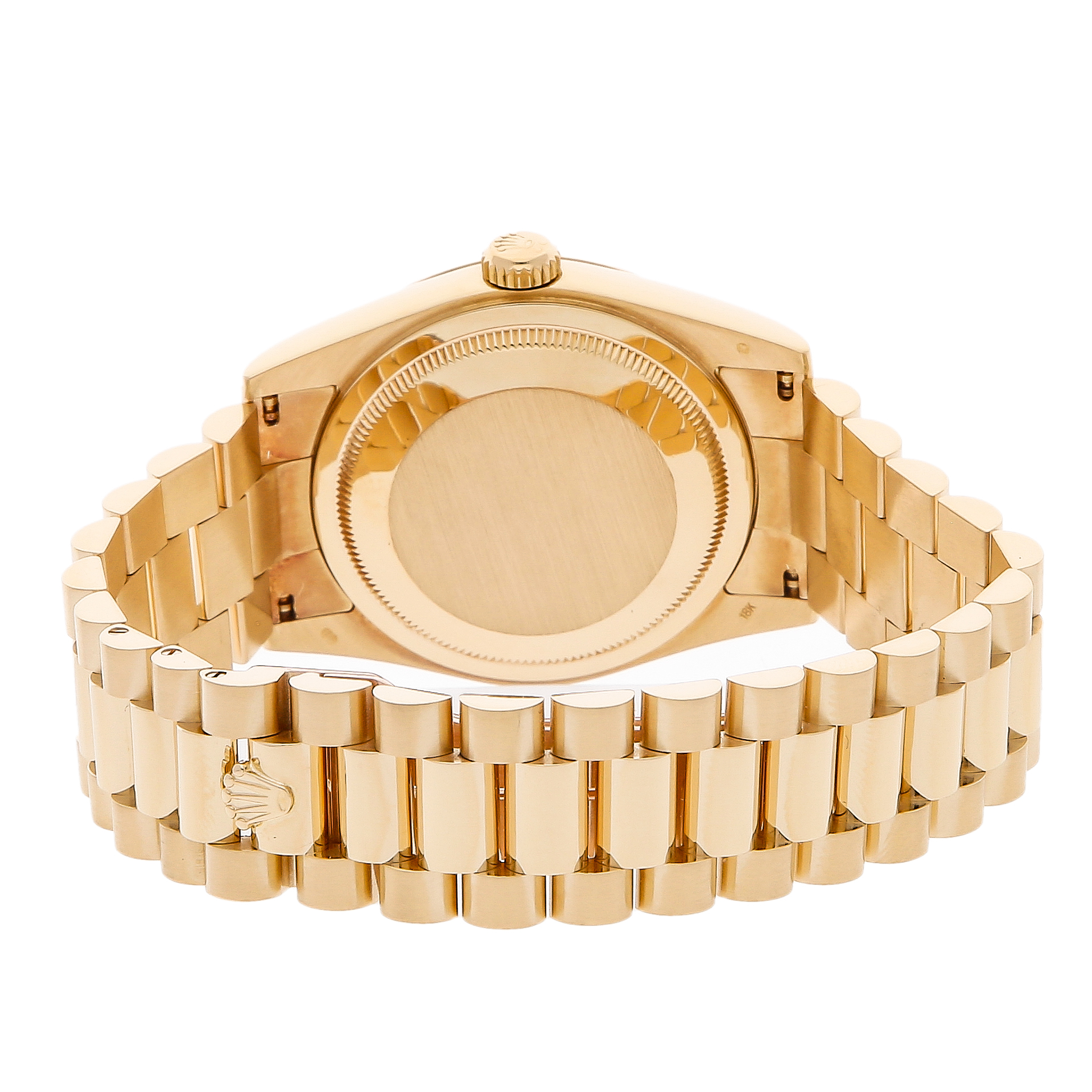 Rolex Super Clone Watch : Day-Date YG 118238 SLV DIA PRS