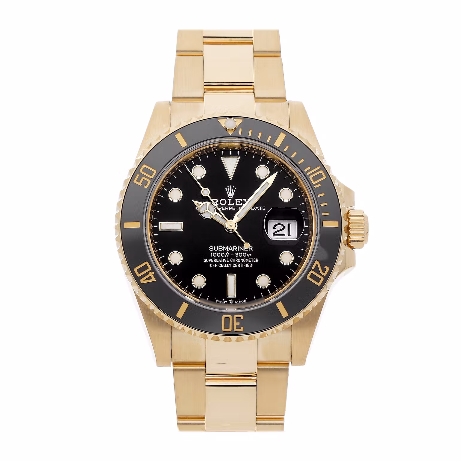 Rolex Submariner 116618LN-97208 black dial watch