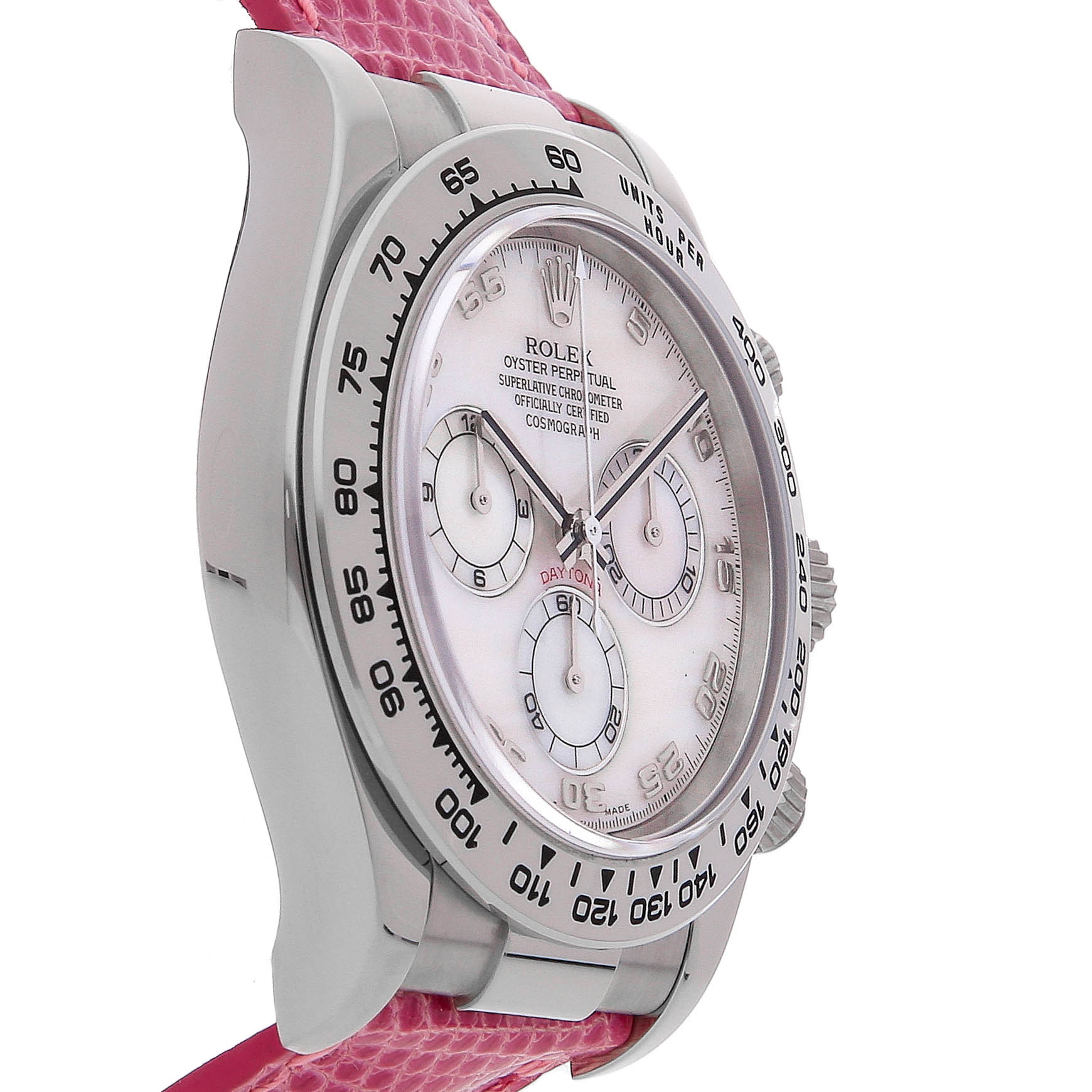 Rolex Super Clone Watch : Daytona Cosmograph 116519 PNK MOP AR DB