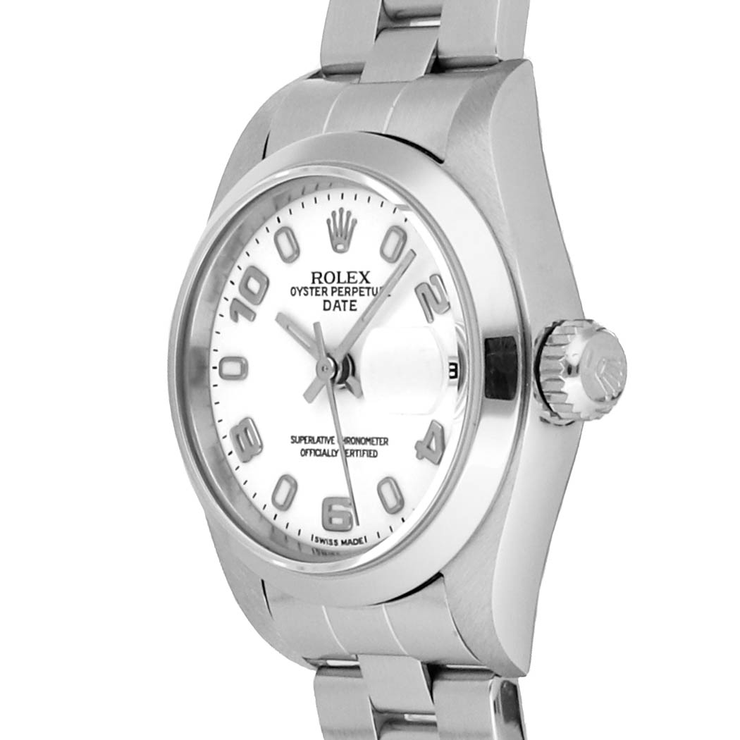 Rolex Super Clone Watch : Oyster Perpetual Date 79160 WHT AR IX OYS