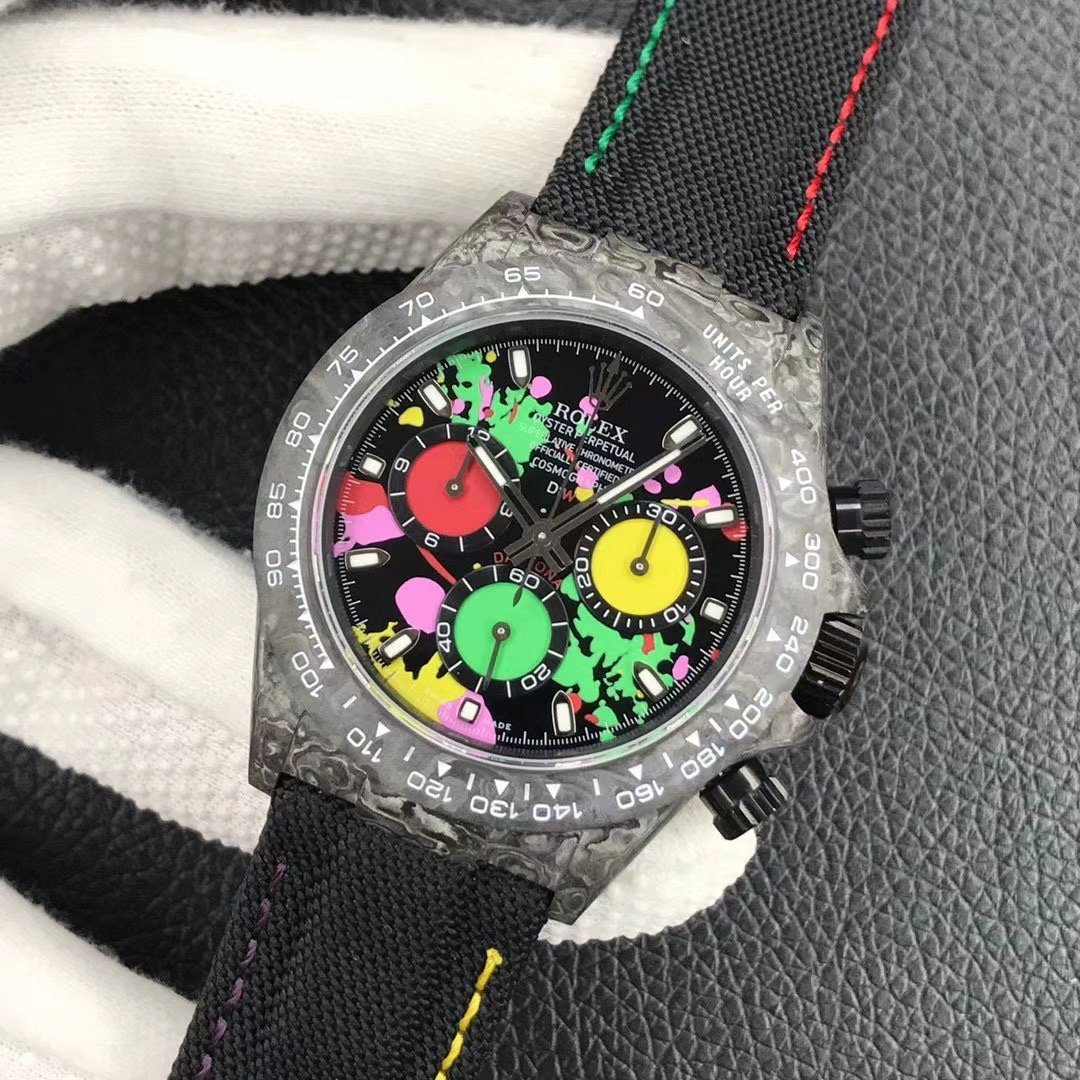 Rolex Cosmograph Daytona Carbon Motley Watch