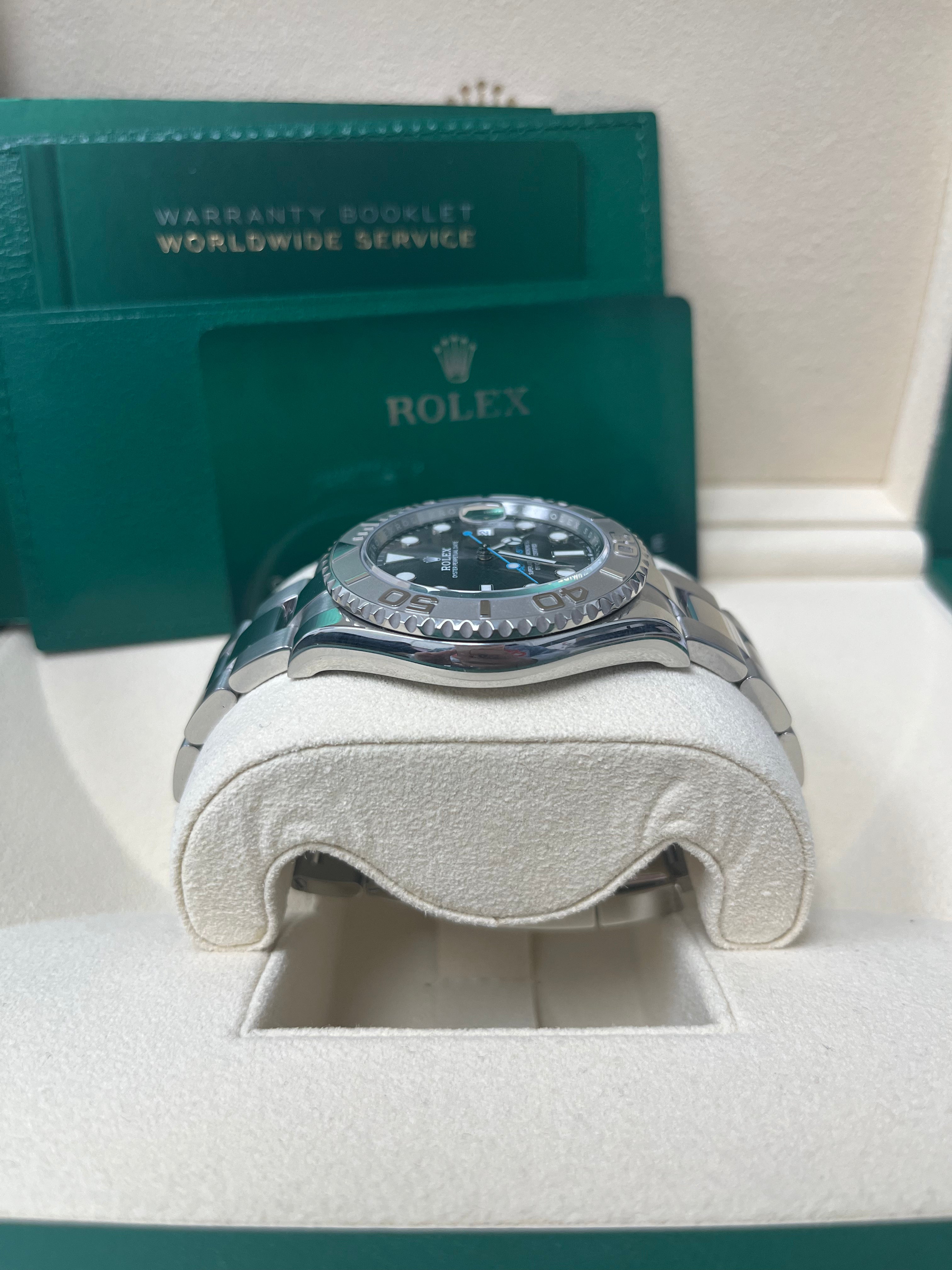 Rolex Yacht-Master 40mm Platinum & Stainless Steel - Dark Rhodium Dial (Ref# 126622)