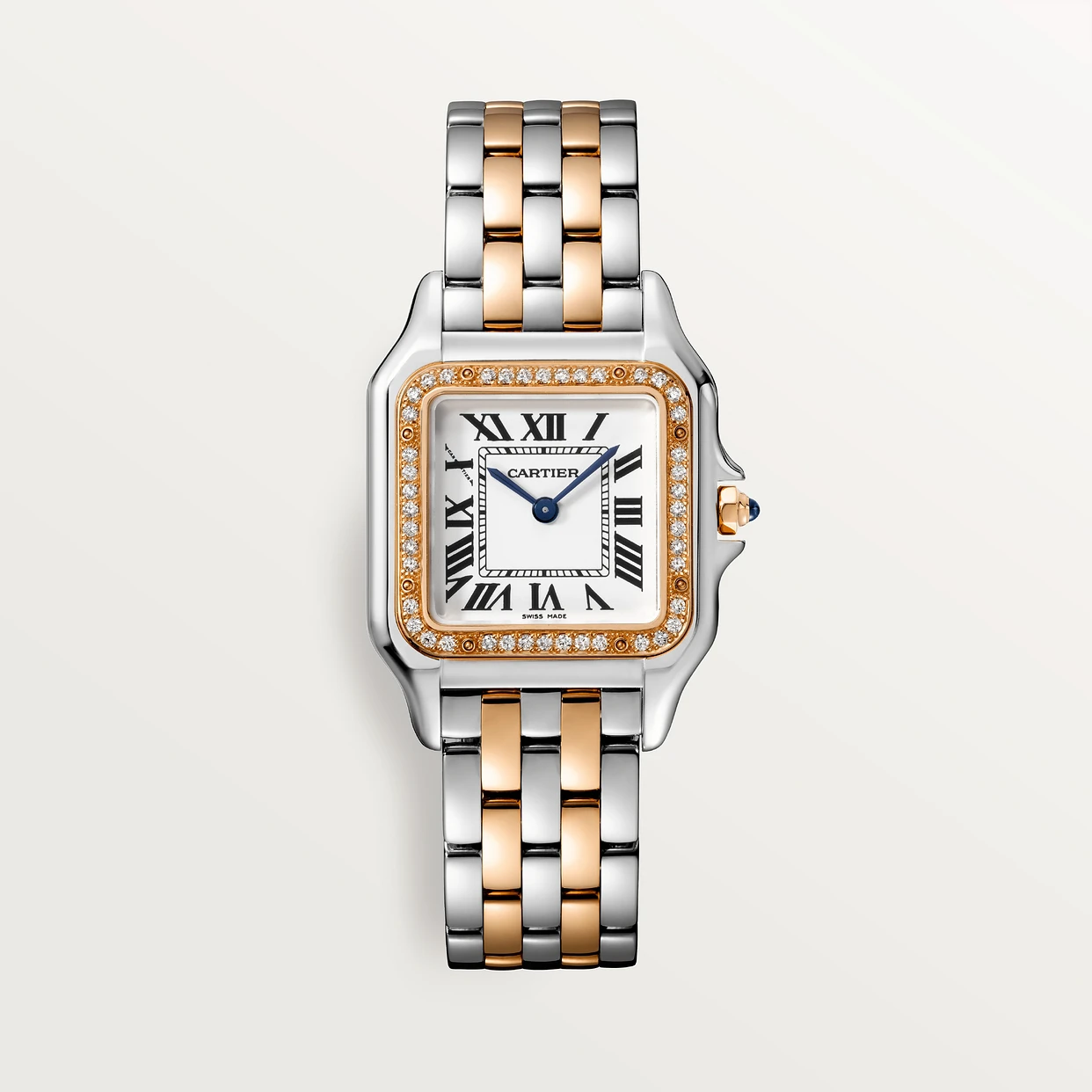 CARTIER PANTHÈRE Rose Gold Mix Diamond 37mm Medium Model W3PN0007