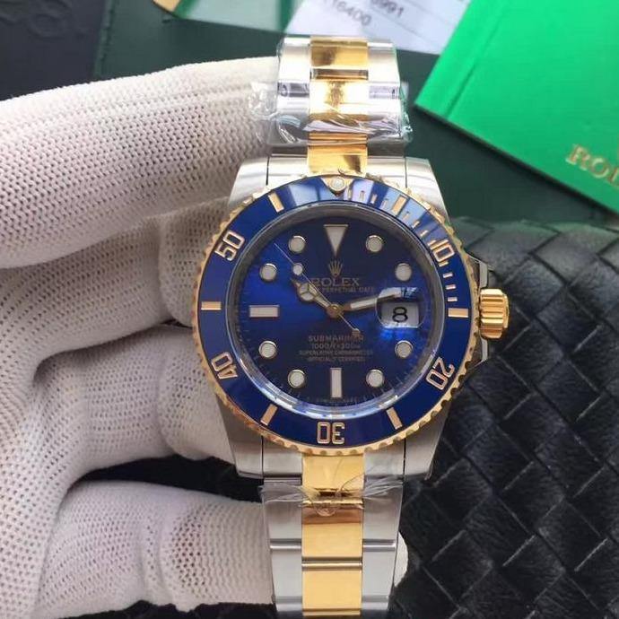 Rolex Submariner 116613LB Blue & Gold 2 tone Super Clone