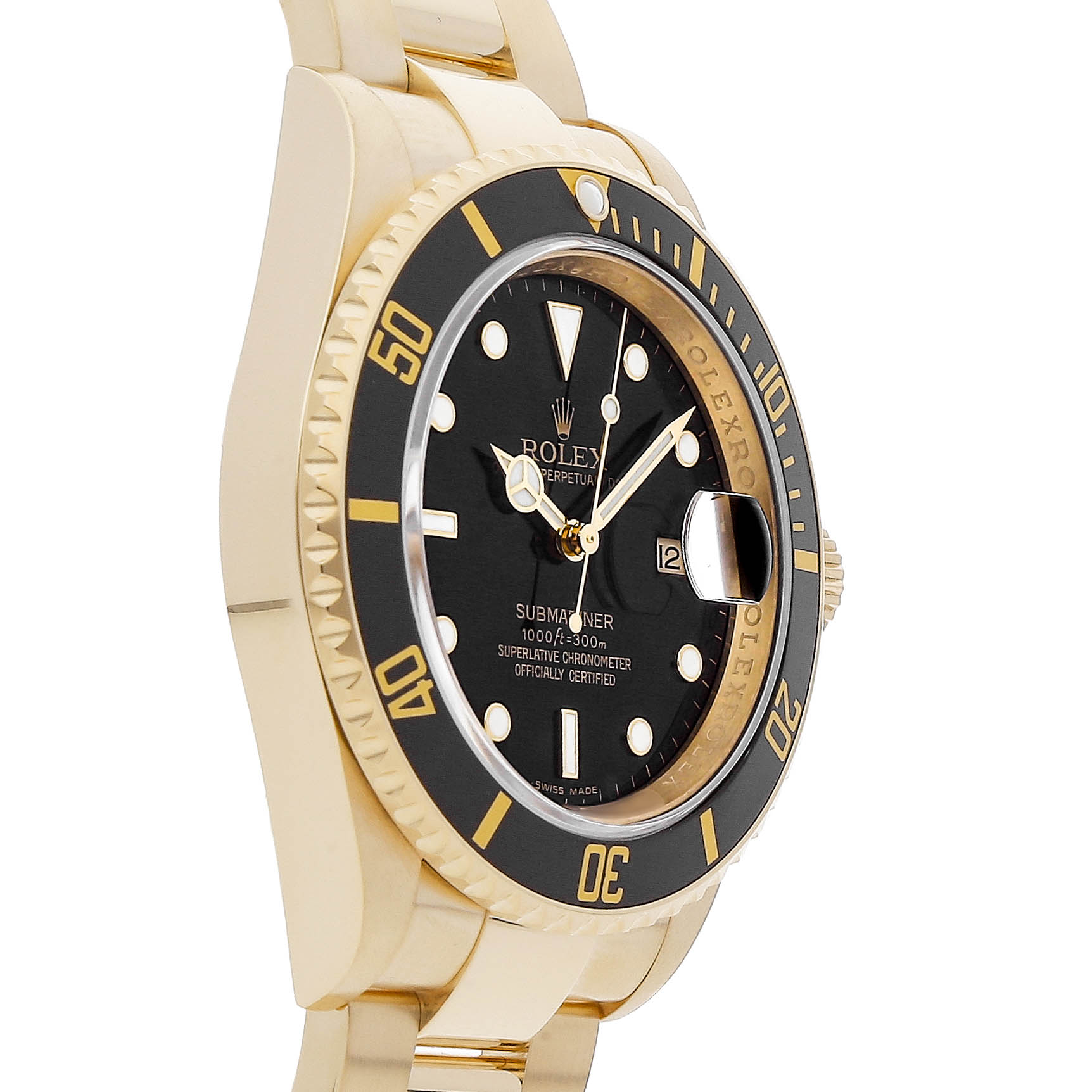 Rolex Super Clone Watch : Submariner Date 16618 BLK IX OYS