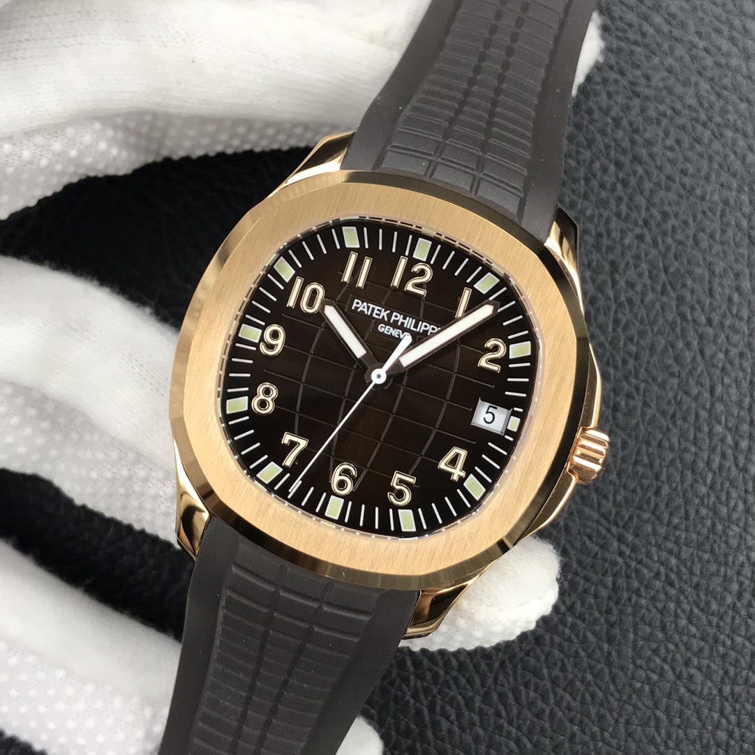 (Top version 1:1)Patek Philippe Aquanaut Rose Gold - Brown Dial 40mm (Ref# 5167R-001)