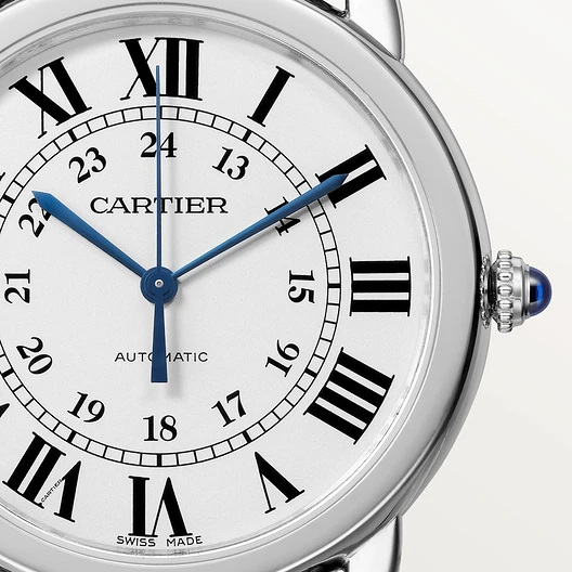 CARTIER MONTRE RONDE SOLO Silver Gray 42mm WSRN0022