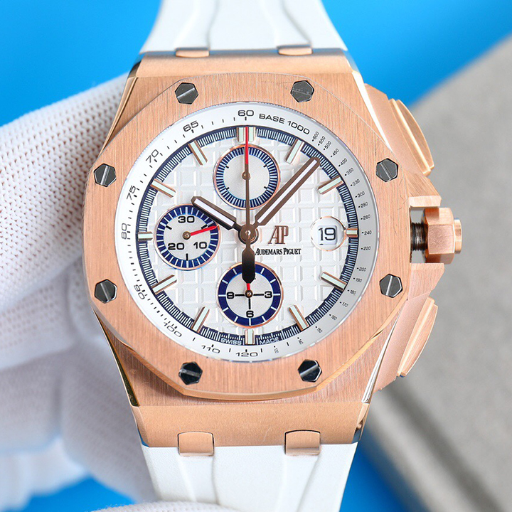 (Top version 1:1)🔥Audemars Piguet 26408OR.OO.A010CA.01 Royal Oak Offshore Chronograph Summer Edition 2017