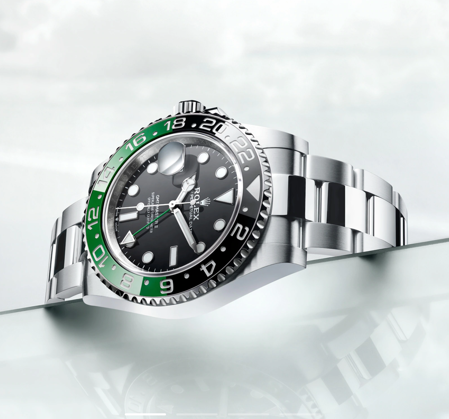 Rolex GMT-Master II With A Green And Black Bezel 126720VTNR