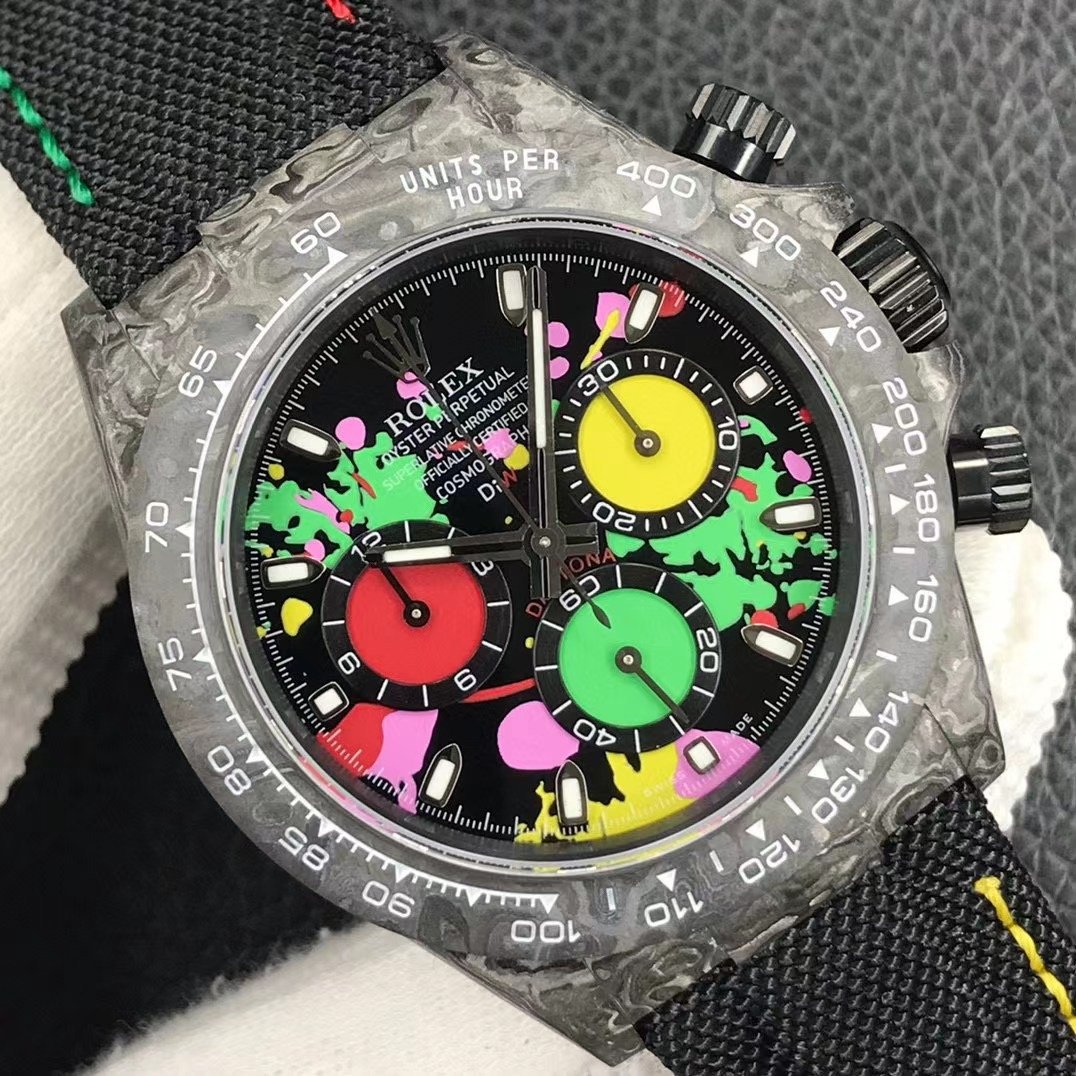 Rolex Cosmograph Daytona Carbon Motley Watch