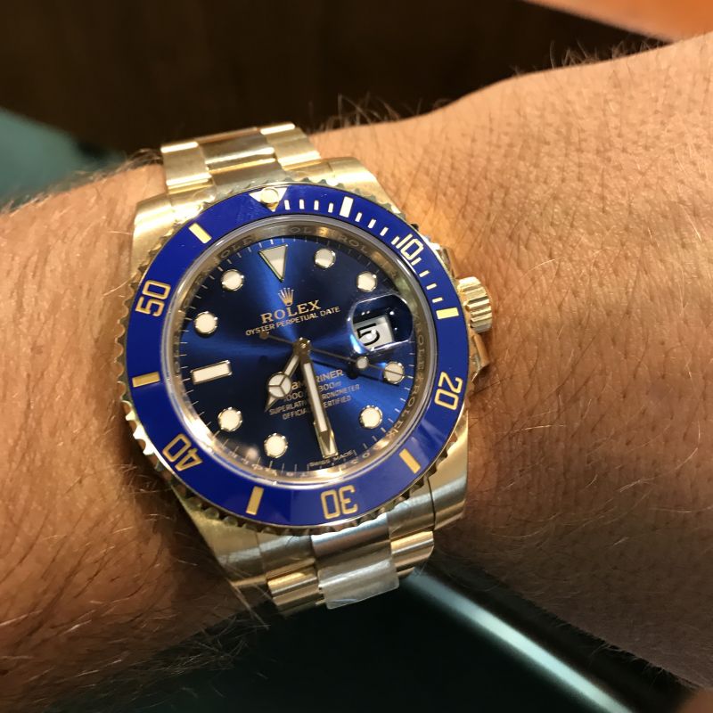 Rolex Submariner 116619LN-97209 Blue dial watch