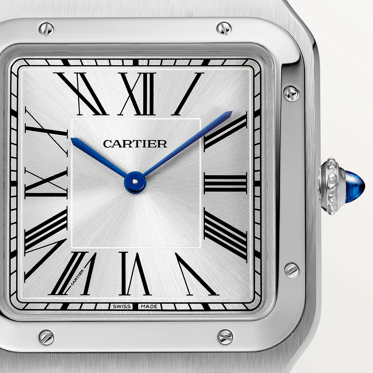CARTIER SANTOS-DUMONT Blue Strap XL Model 46.6 mm WSSA0032