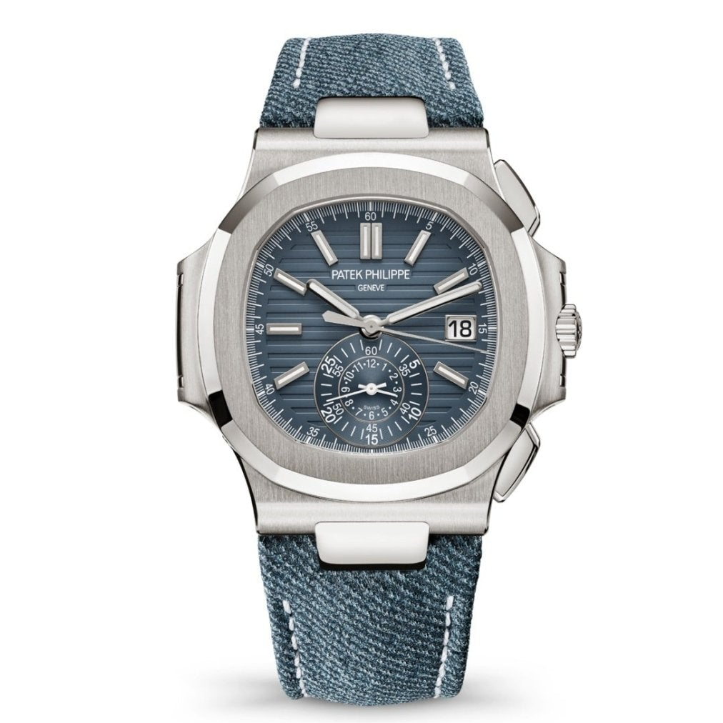 Patek Philippe 5980/60G-001 Nautilus White Gold Blue dial Watch